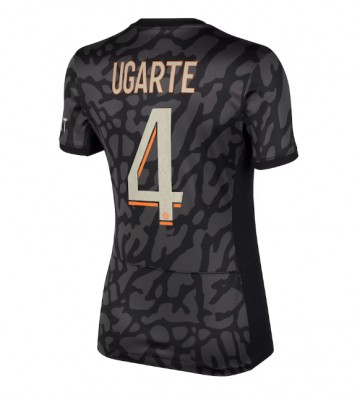 Paris Saint-Germain Manuel Ugarte #4 Tredje trøje Dame 2023-24 Kort ærmer